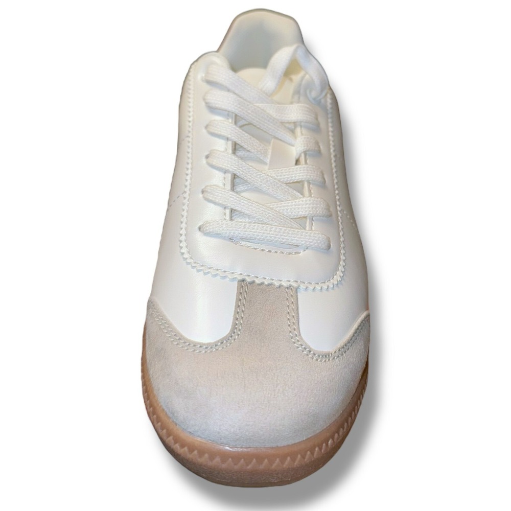 Fabletics The Laceup Sneaker II White Red Casual Shoes Sneakers Size 8.5 NEW - Picture 7 of 13
